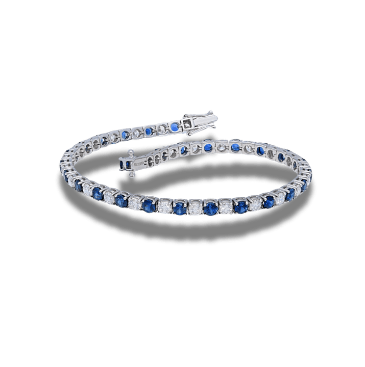 Line bracelet, sapphire