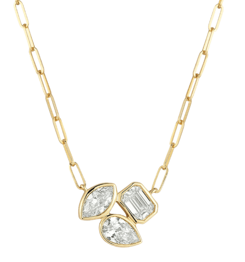 Necklace, three stone